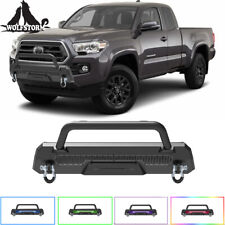 Steel Stubby Front Bumper Guard For 2016-2023 Toyota Tacoma W2d-rings Shackles