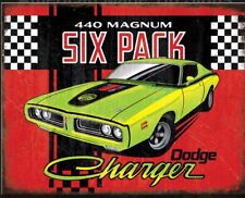 Dodge Charger 440 Six Pack Metal Sign Mopar Home Garage Bar Wall Decor 2835