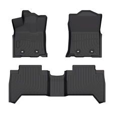 All Weather Tpe Rubber Floor Mats Liners For 2018-2023 Toyota Tacoma Double Cab