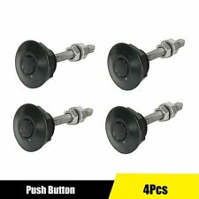 4 X Push Button Quick Release Hood Bonnet Pins Lock Clip Car Bumper Latch Kit