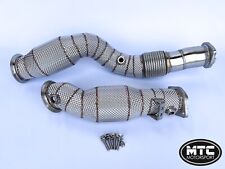 Bmw M3 M4 G80 G82 Downpipes With 200 Cell Hi-flow Sports Cats Heat Shield 2021