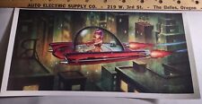 Out Of Print Signed Keith Weesner Sci-fi Bubble Top Future Retro Custom Cadillac