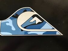 Quiksilver Blue Camo Sticker- Authentic Team 9 Decal - Surf - Skate - Snow