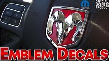 Dodge Ram 1500 Steering Wheel Head Emblem Inlays Decals 2019 2020 2021 2022 2023