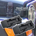 For Jeep Wrangler 1998 2003 Tj Locking Catch Parts Hood Latch Black Buckle Kit 