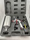 Binks Gravity Feed Hvlp Spray Gun K-09 - Wcase Extra Nozzle And More