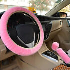 Car Steering Wheel Cover Interior Accessories Fluffy For Women Girl Cute Decor