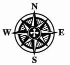 Oracal Vinyl Decal Nautical Star Compass Graphics 20 Colors Car Truck Boat 326
