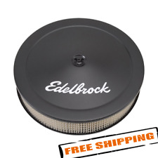 Edelbrock 1223 Pro-flo Black 14 Round Air Cleaner With 3 Paper Element