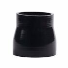 Black 3.5 To 4 Inch 89 - 102 Mm Straight Silicone Hose Reducer Turbo Coupler