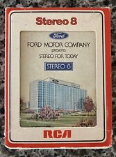 Ford Motor Company - Stereo For Today 8-track Tape Rebuilttested With Sleeve
