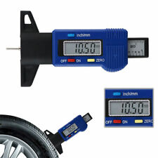 Lcd Display Digital Tyre Depth Gauge Caliper Tire Tread Brake Pad Wear Ruler New