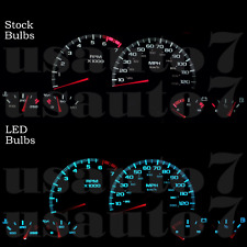 Dash Cluster Gauge Aqua Blue Led Light Bulbs Kit Fits 97-02 Chevy Camaro 4th Gen