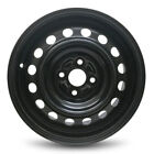 15x5.5 Inch Steel Wheel Rim For 2012-2017 Kia Rio 4 Lug Black Painted