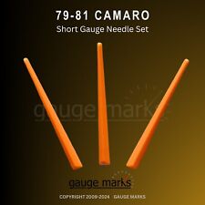 79-81 Camaro Gauge Needles - Lot Of 3 - Fits Fuel Volts Temp 79 80 81 Gauges Nos