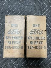 Ford Flathead V8 Nos New Cylinder Sleeves 1941 1942 1946 6 Cylinder