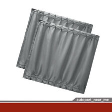 50 X 47cm Gray Adjustable Vip Car Window Curtain Uv Sunshade Visor 19.7 - 2pcs