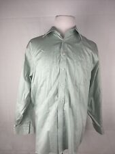 Joseph Abboud Mens Seafoam Green Solid Dress Shirt 18 - 3435 125