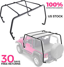 Roof Rack For 1997-06 Jeep Wrangler Tj Rubicon Textured Black Replace For 76713