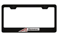 Black License Plate Frame For Acura A Spec Aspec