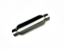 Exhaust Muffler Resonator 2.5 Inout 12 L Universal Silencer Stainless Steel