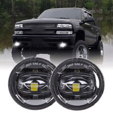 For 2001-2006 Chevy Suburban Tahoe Z71 Front Driving Bumper Led Fog Lights Lamps
