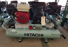 Hitachi Twin Tank Gas Portable Air Compressor With Honda Gx160 Engine 8 Gallon