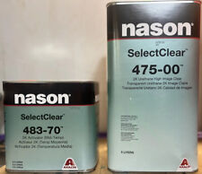 Nason 475-00 Select Clear High Solids Urethane 5 Liters And 483-70 Activator