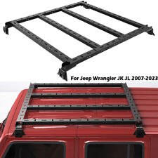Steel Roof Rack Cargo Carrier For Jeep Wrangler Jk Jl Gladiator 4d 2007-2023 Us