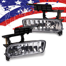 Fit For 1999-2002 Silverado 2000-2006 Tahoe Suburban Front Fog Lights Lamps