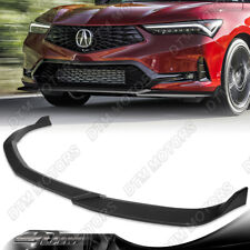 For 23-24 Acura Integra Tr-style Jdm Black Front Bumper Lip Body Kit Spoiler