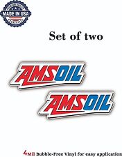 Amsoil Racing Motor Oil Vinyl Decal Sticker Car Bumper 4mil Bubble Free Us Made