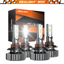 Led Headlight Bulbs Conversion Kit 9005 9006 High Low Beam Bright White Sealight