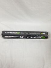 Pittsburgh Pro 38 Drive Click Type Reversible Torque Wrench In Case 63880 New
