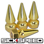 4 Sickspeed Spiked Valve Cover Set Engine Bay Dress Up Kit M6x1 24k Gold B