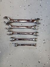 Pittsburgh Sae Double Open End Flare Nut Wrench 5pc Set