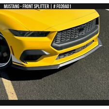 Fits 2024 Ford Mustang Air Design Urethane Front Air Dam Splitter Black Fo39a01
