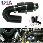 3 Carbon Fiber Air Feed Cold Filter Car Intake System Pipe Induction Hose Kit