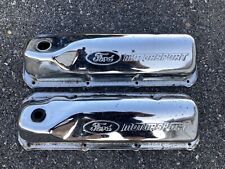 Discontinued Ford Motorsport 351c Chrome Valve Covers Pair M-6582-c351