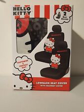 Hello Kitty Core Low Back Universal Fit Car Truck Abd Suv Seat Cover 2 Pack