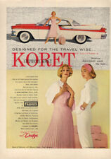 Designed For The Travel-wise Stephanie Koret Dresses Ad 1957 Dodge Vog