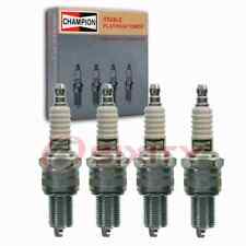 4 Pc Champion Double Platinum Spark Plugs For 1987-1989 Chrysler Conquest Ly