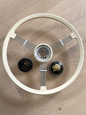 Ivory Banjo Vintage Steering Wheel Porsche 356 A B C Vw With 2 Horn Buttons