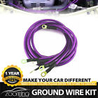 Universal Purple 5-point Performance Car Grounding Wire Ground Cable System Kit