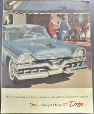 1957 Dodge Womans Brochure Custom Royal Lancer Convertible Hardtop Nice Original