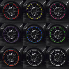 26ft Car Wheel Hub Rim Edge Protector Rubber Ring Tire Guard Sticker Line Strip