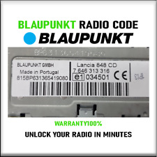 Blaupunkt Radio Code Unlock Stereo Fits Cars Ford Nissan Bmw Opel 14 Pin Service