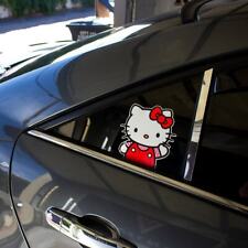 Hello Kitty Sanrio 5in Car Peeker Decal Glossyholographic Waterproof For Lapto