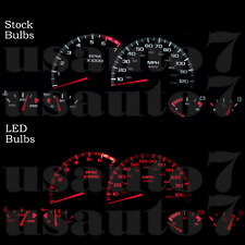 Dash Instrument Cluster Gauge Red Led Lights Kit Fits 97-02 Chevy Camaro 4th Gen