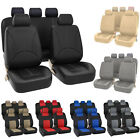 Auto Car Seat Cover Pu Leather Protector Front Rear Universal Full Set 5-seat Us